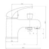 Robinet Bain / Douche Garis Nova - Mitigeur monocommande