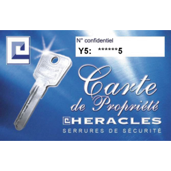 Serrure en applique Héraclès ERCY monopoint à tirage 40mm