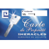 Serrure en applique Héraclès ERCY monopoint à tirage 40mm