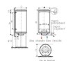 Chauffe-eau électrique 150l Atlantic vertical blindé