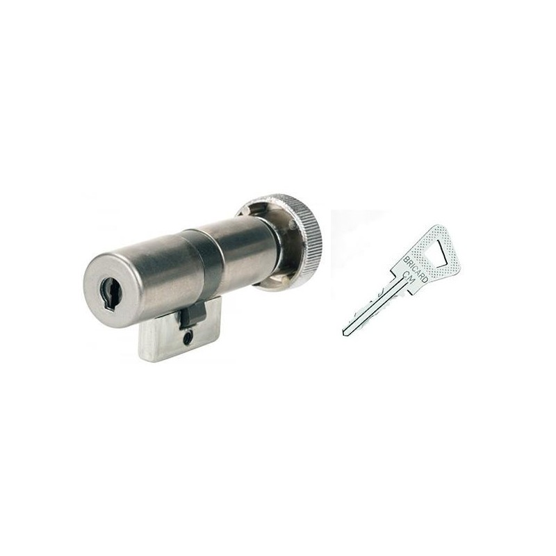 Cylindre monobloc double entrée Bricard Blocktout 33.5 X 33.5 mm  