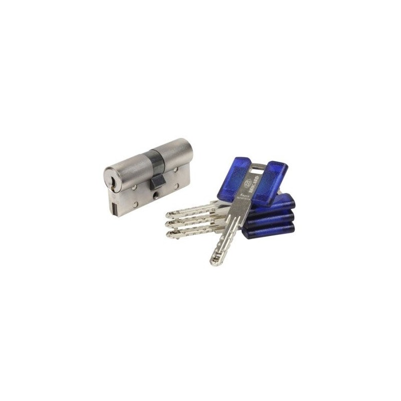 Cylindre de serrure double entrée Bricard Chifral S2 - Profil Européen 30x30mm