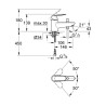 Robinet Bain / Douche Grohe Eurosmart Cosmopolitan- Mitigeur monocommande
