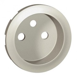 Double prise Legrand Céliane 2x2P+T - Appareillage complet Anodisé Titane encastré