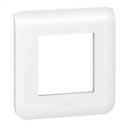 Prise simple Legrand Mozaic 2P+T - Appareillage complet Blanc encastré à vis