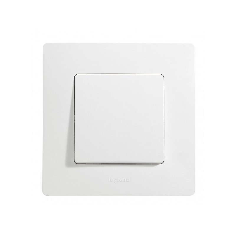 Interrupteur va-et-vient Legrand Niloé - Appareillage complet Blanc encastré