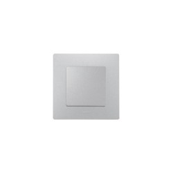 Interrupteur poussoir Legrand Niloé - Appareillage complet argent encastré