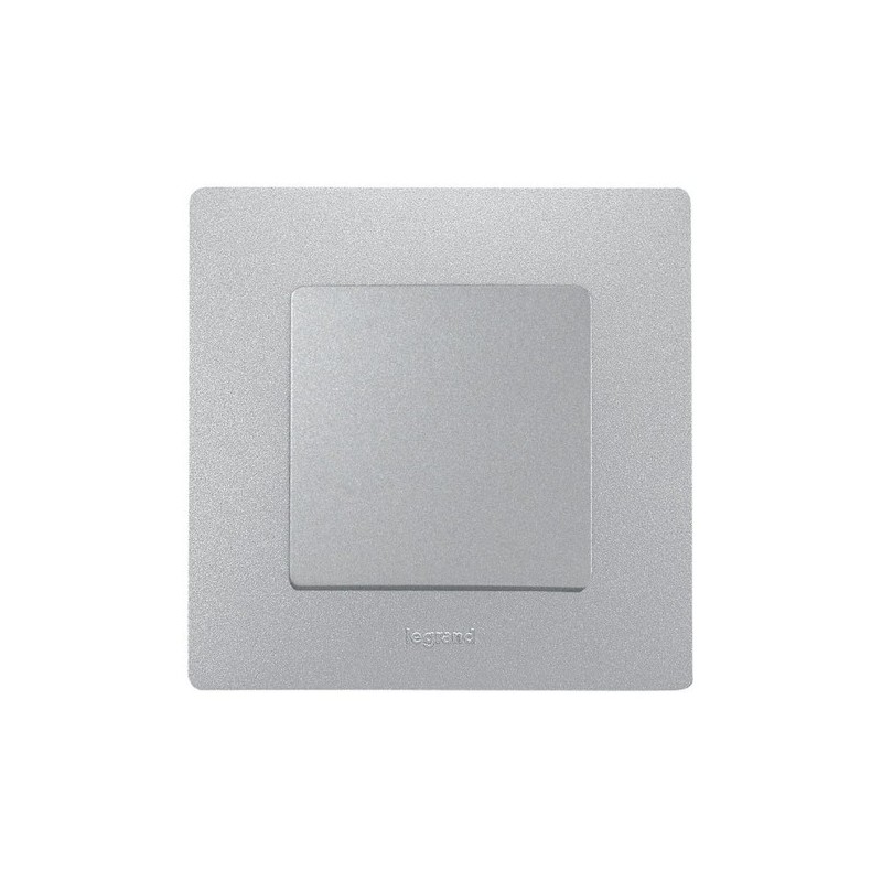 Interrupteur poussoir Legrand Niloé - Appareillage complet argent encastré