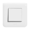 Interrupteur poussoir Legrand Mosaic - Appareillage complet Blanc encastré