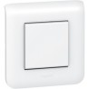 Interrupteur poussoir Legrand Mosaic - Appareillage complet Blanc encastré