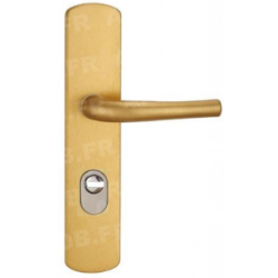 Ensemble de sécurité double béquille blindée, Héraclès Salomé™ - Doré + Cornières anti-pinces