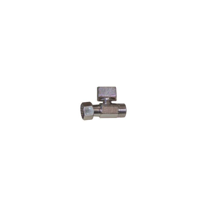 Robinet de chasse d'eau Garis, Droit 3/8 1/4t Robinet de chasse d'eau Garis, Droit 3/8 1/4t
