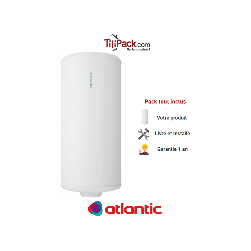 Chauffe-eau électrique 150l Atlantic vertical blindé