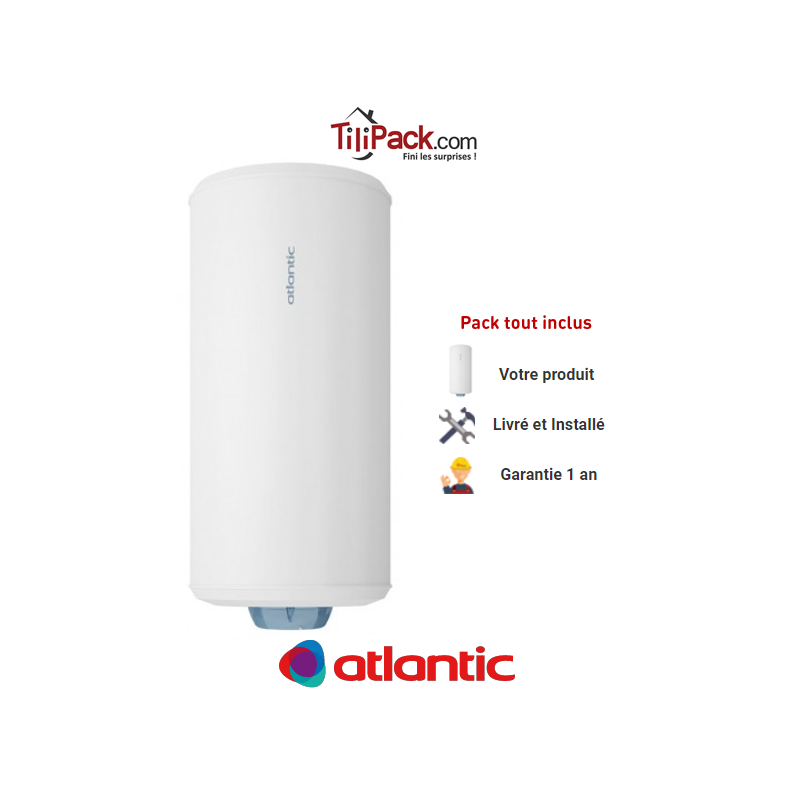 Chauffe-eau électrique 200L Atlantic vertical 530 ZENEO Stéatite
