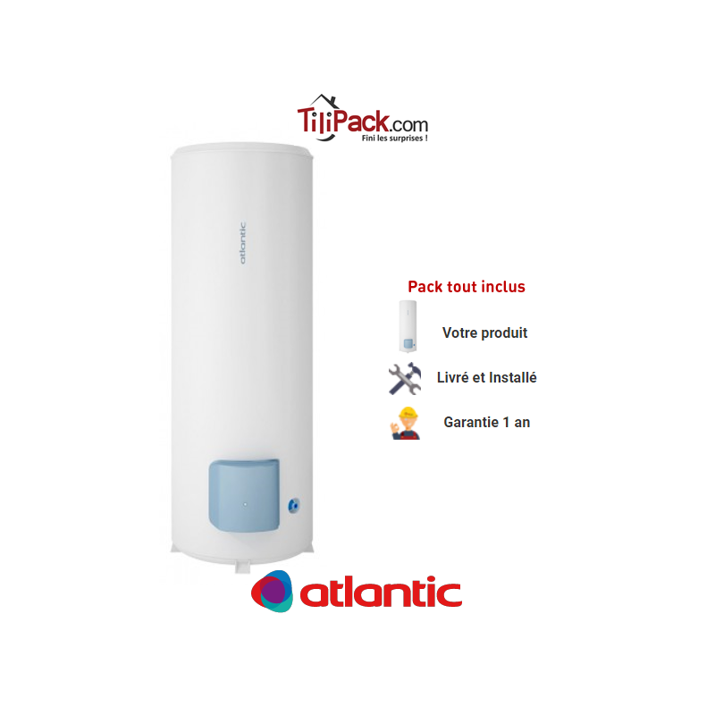 Chauffe-eau électrique 300l Atlantic vertical 570 ZENEO Stéatite