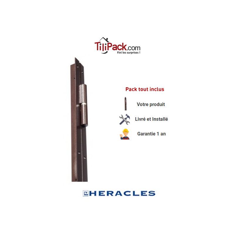 Barre de pivot en fer plat 30x30 mm marron