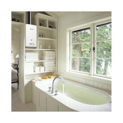Chauffe-bains ELM leblanc ONDEA compact avec veilleuse, gaz naturel 11 litres