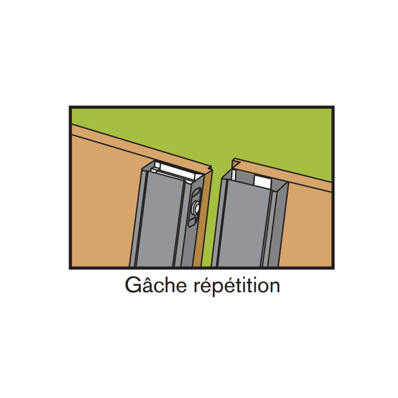 Gâche à répétition 
