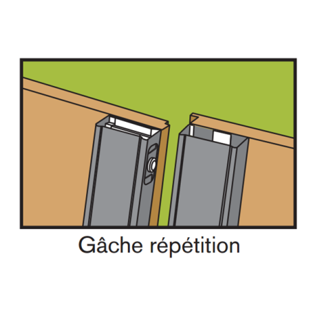 Gâche à répétition 