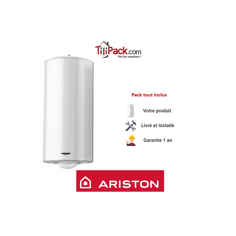 Chauffe-eau électrique Ariston 100L vertical blindé