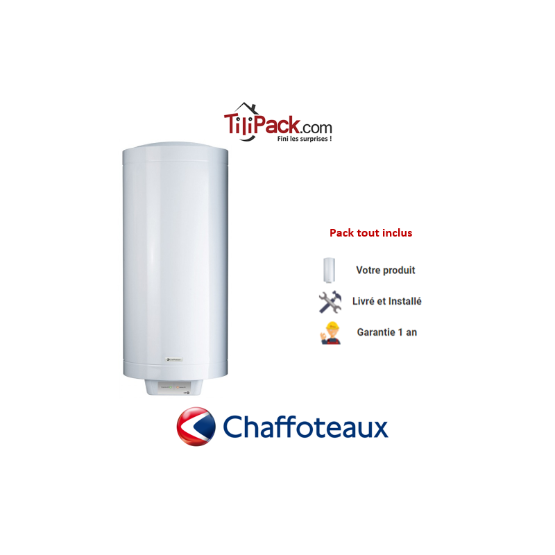 Chauffe-eau électrique Chaffoteaux HPC 2 100L vertical stéatite - diamètre 53 cm