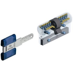 Cylindre de serrure double entrée Bricard Chifral S2 - Profil Européen 30x30mm