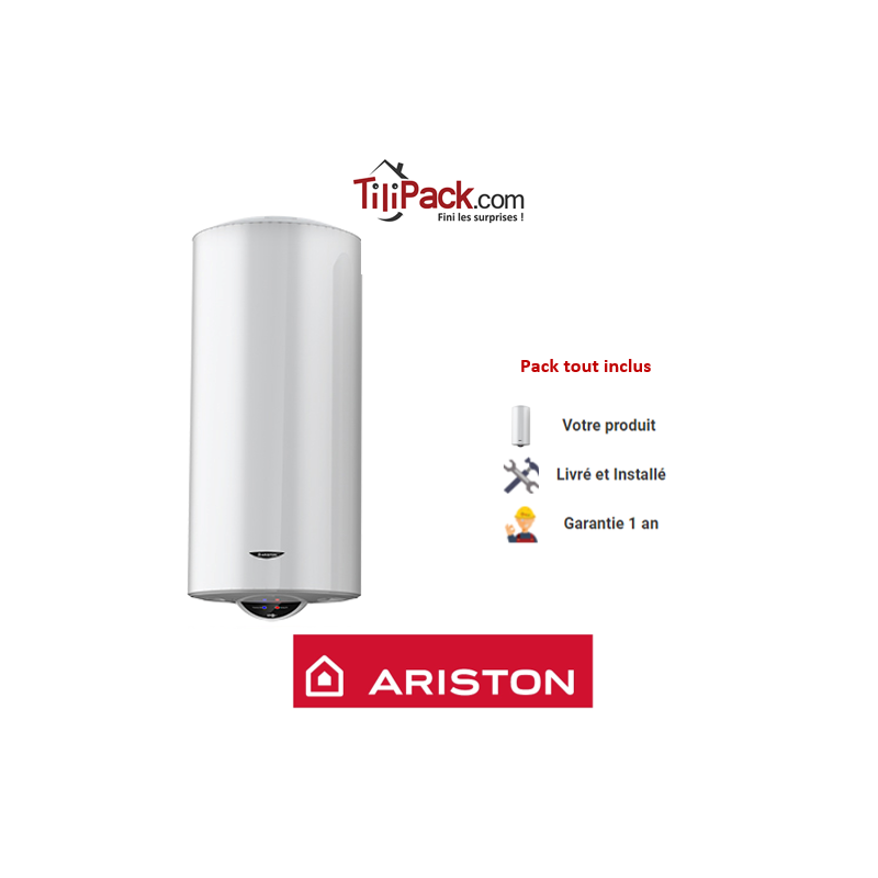 Chauffe-eau électrique Ariston HPC+ 100L vertical stéatite 