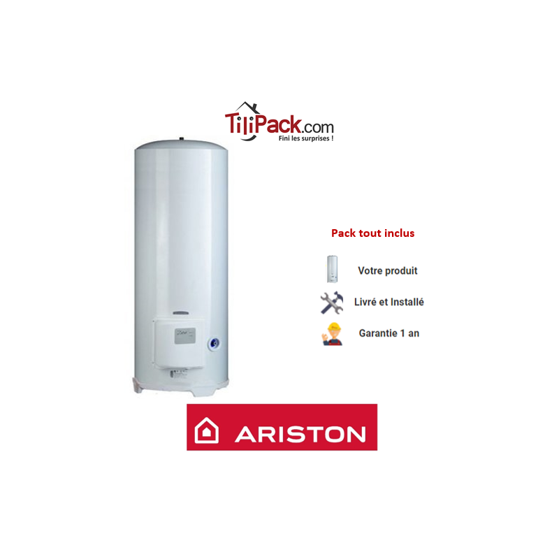 Chauffe-eau électrique Ariston 250L stable blindé - diamètre 56 cm Chauffe-eau électrique Ariston 250L stable blindé - diamètre 56 cm