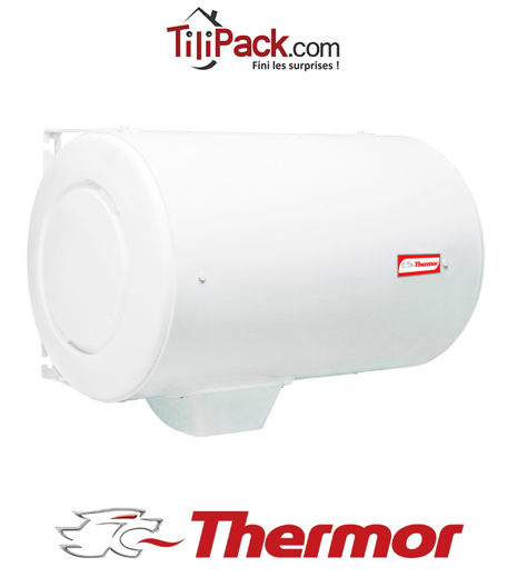 Chauffe-eau électrique Thermor 100L horizontal fourni, posé à prix fixe !
