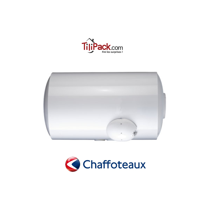 Chauffe-eau électrique Chaffoteaux 150L horizontal blindé raccordement bas