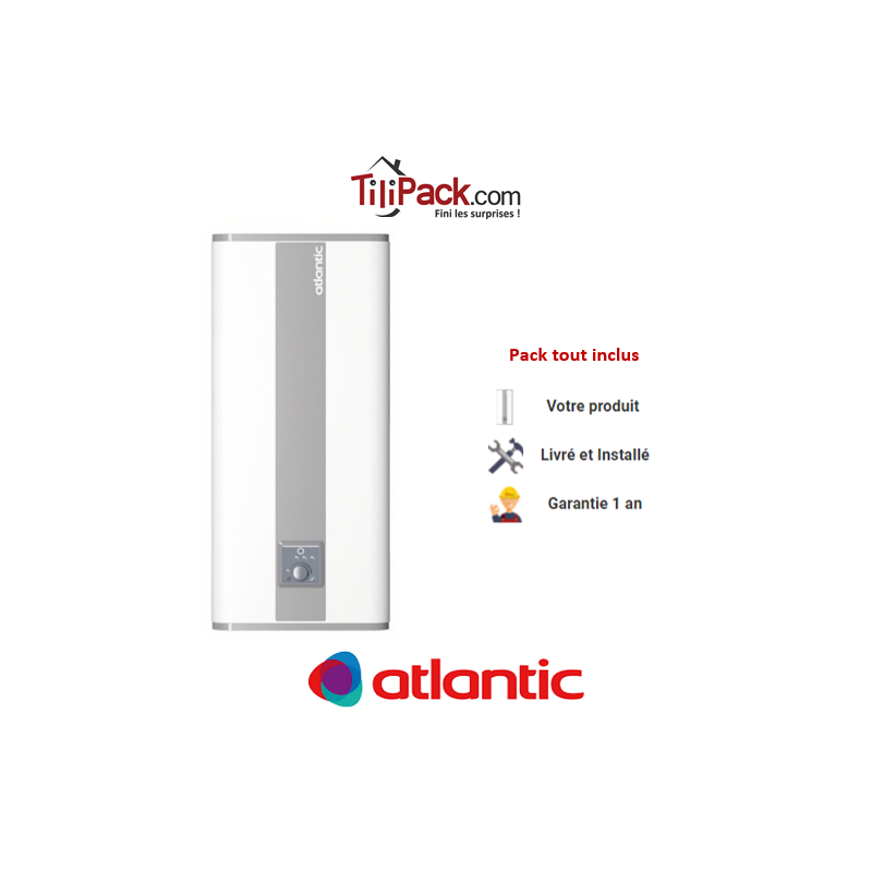 Chauffe-eau électrique Atlantic LINEO plat 40L
