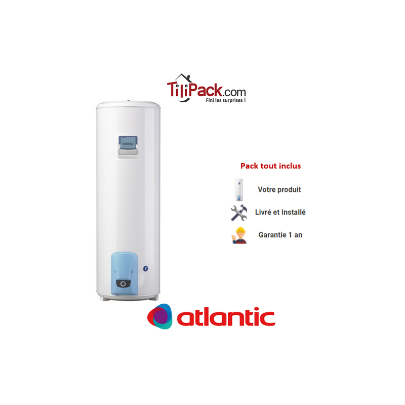 Chauffe-eau électrique Atlantic VIZENGO 200L, stable stéatite Chauffe-eau électrique Atlantic VIZENGO 200L, stable stéatite