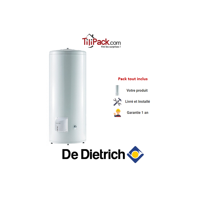 Chauffe-eau électrique De Dietrich Corémail THS 200L, vertical mural stéatite