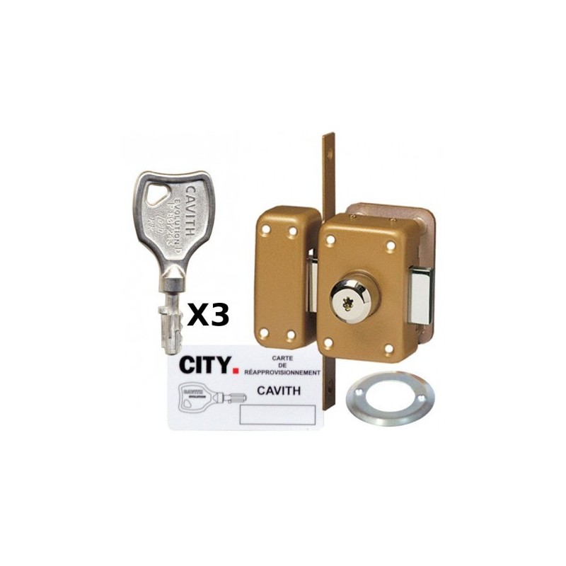 Verrou double entrée Bricard Bloctout