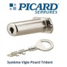 Serrure 3 points en applique Picard Trident VIGIE 8 fournie/posée