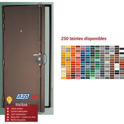 Porte blindée A2P BP1, Securystar Le Privilège, Serrure applique 3 points Senior 1410