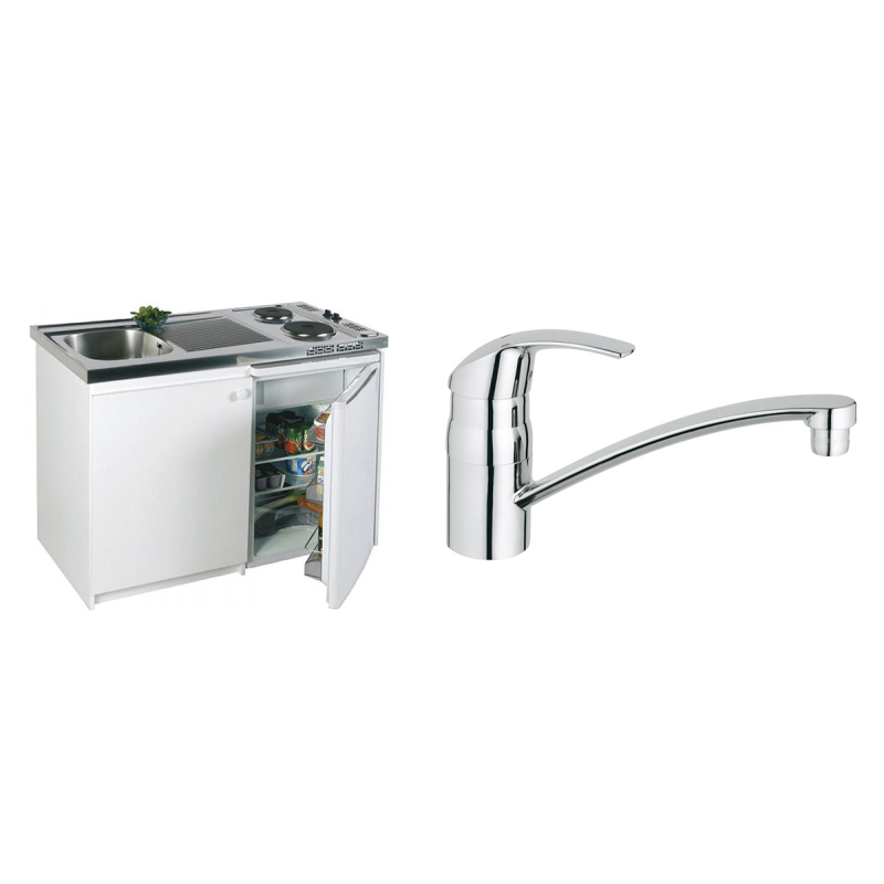 Pack Kitchenette Franke River 1200x600 + Robinet Grohe Eurosmart