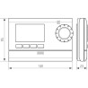 Thermostat digital sans fil Theben Ramsès 811 Top 2