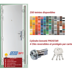 Porte blindée A2P BP1, Securystar Harmony - Serrure encastrée 3 points