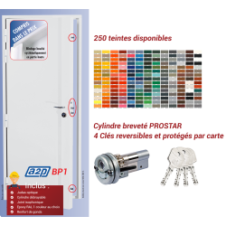 Blindage de porte A2P BP1, Securystar Le Parisien, Serrure carénée 3 points