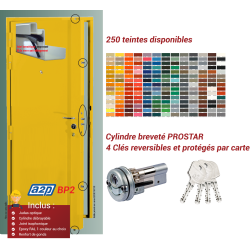 Porte blindée A2P BP2, Securystar L'Original, Serrure 5 points haut et bas, isolation acoustique